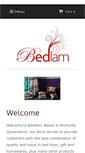 Mobile Screenshot of bedlam.net.au